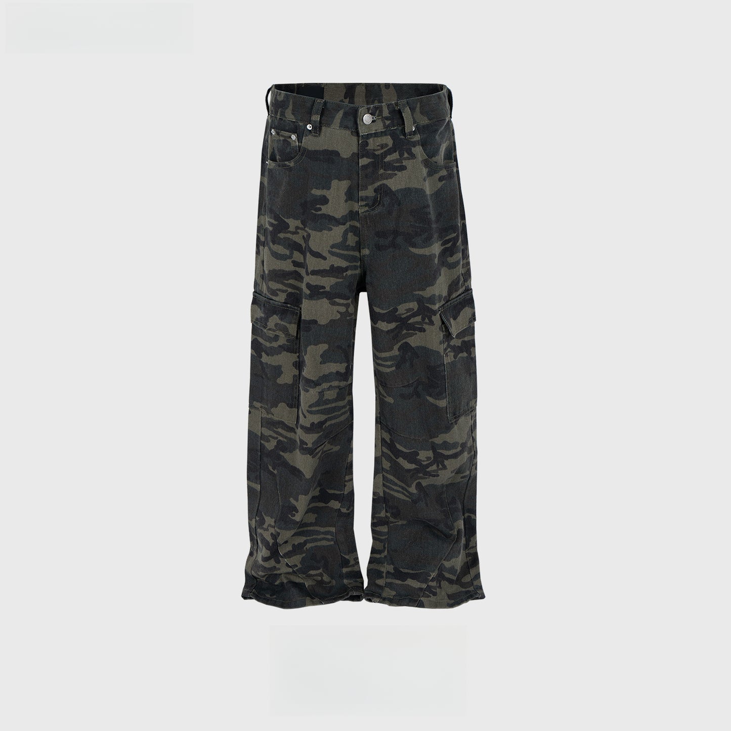 Rock Revival Jeans Camouflage Straight Pants Tooling Casual Pants