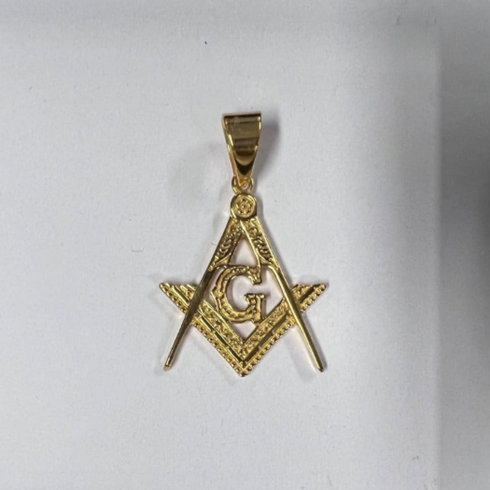 Jewelry Hip Hop Stainless Steel Masonic Pendant Necklace
