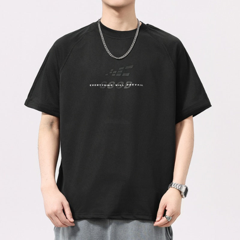 Mens T-shirts Printed Short Sleeves Summer Loose