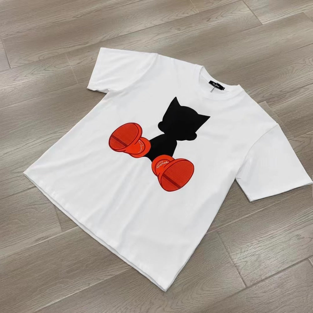 Streetwear Eua t shirt summer casual short wide cleanfit short sleeve t-shirt top