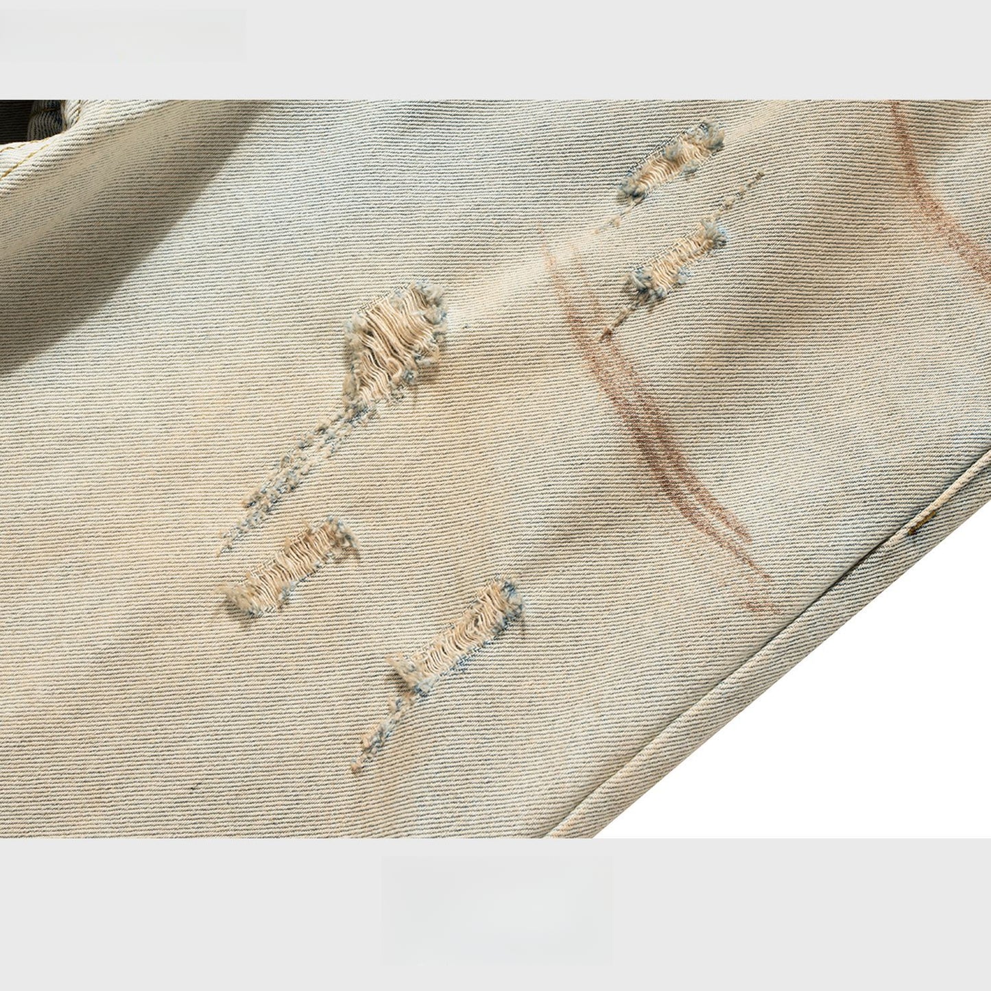 Rock Revival Jeans Straight Pants Ripped Splash Jeans