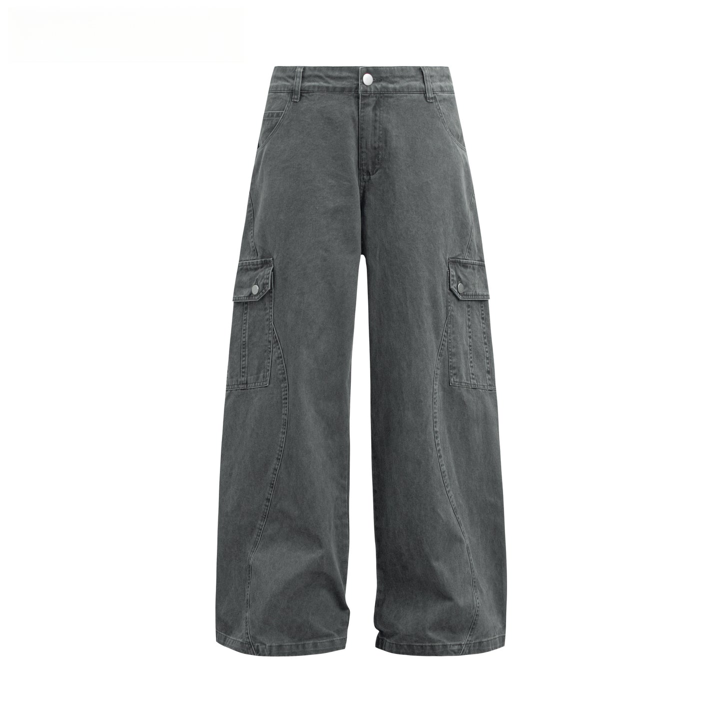 Hip Hop Pants For Boys Vintage Washing Old Loose Straight Overalls Casual Trousers