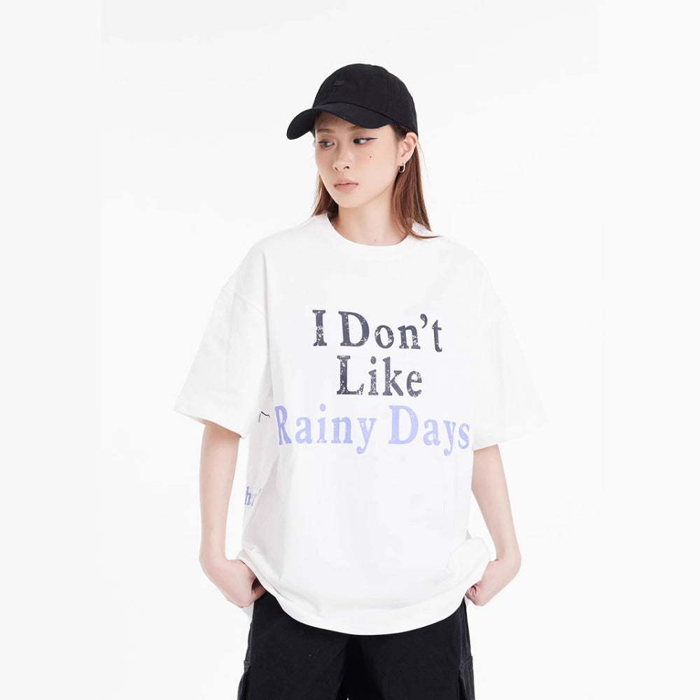 Nostalgia T Shirts Vintage Lightning Print Crew Neck Short Sleeves