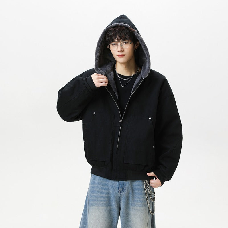 Unisex Down Jacket Winter Padded Cotton Jacket