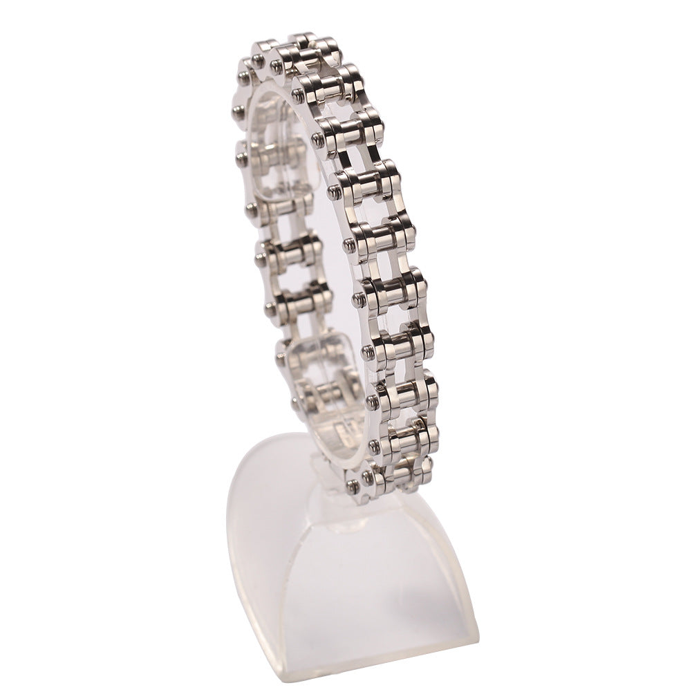 Bracelet Stainless Steel Bracelet Trend Bike Bracelet Spectrum