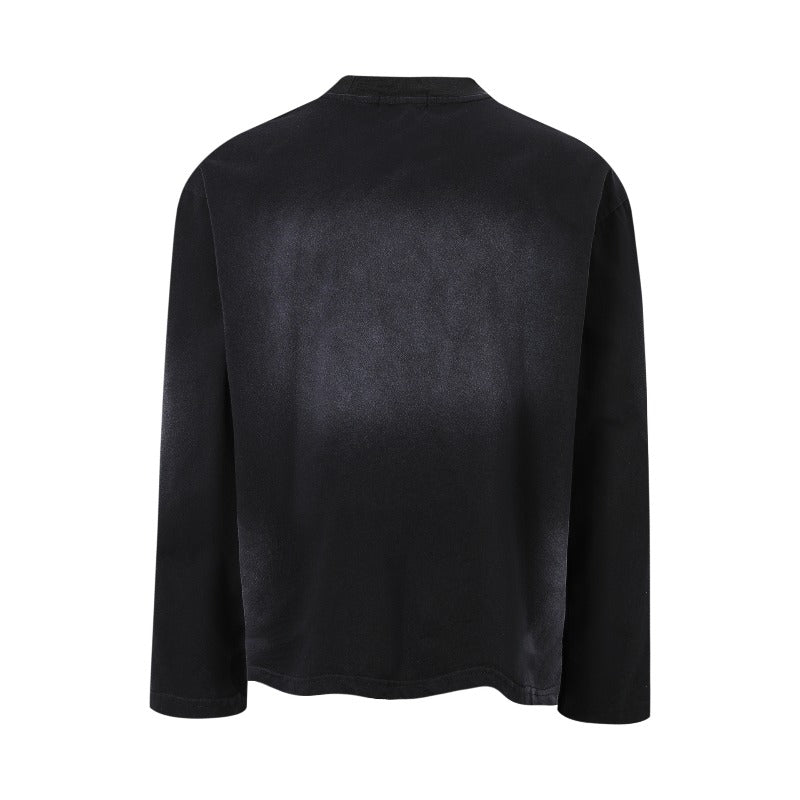 Unisex long-sleeved shirt autumretropure cotton