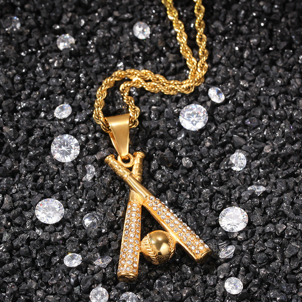 Jewelry Baseball Pendant Necklace Armament