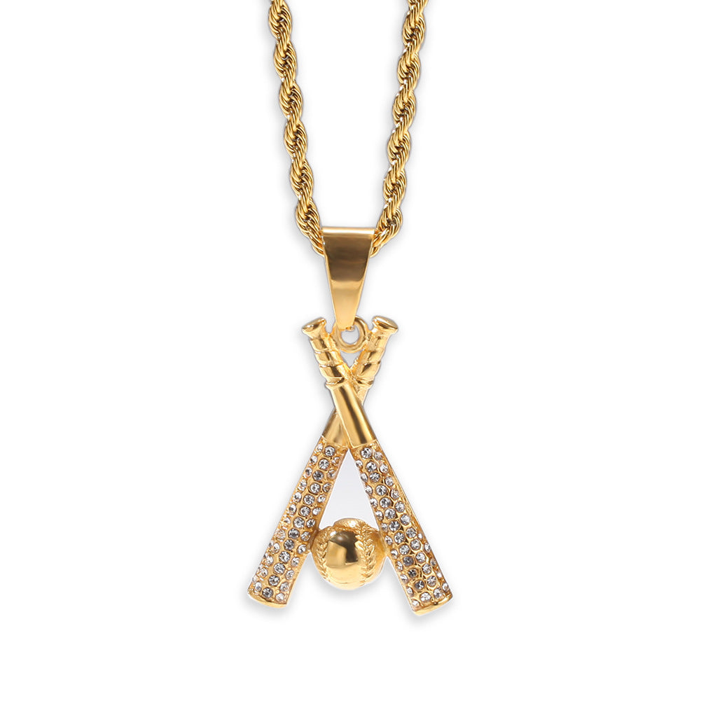 Jewelry Baseball Pendant Necklace Armament
