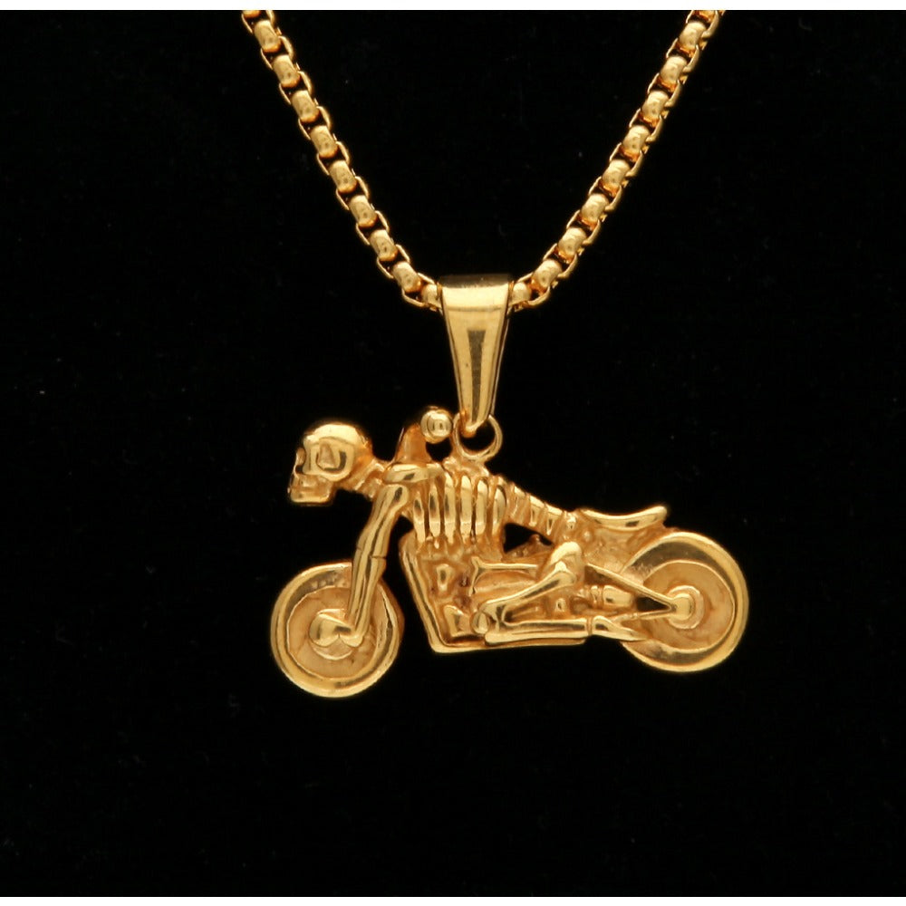 Jewelry Creative Motorcycle Pendant Necklace