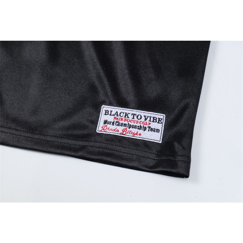 Hip Hop Shirts For Boys Hip Hop Rugby Shirt Printed Short Sleeve T-Shirt Loose, T-Shirt