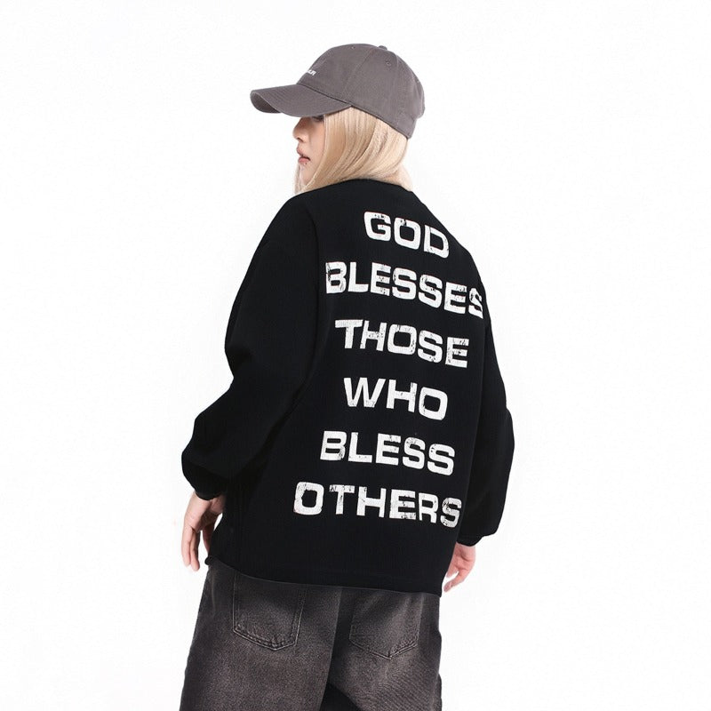 Unisex long-sleeved shirt autum cross