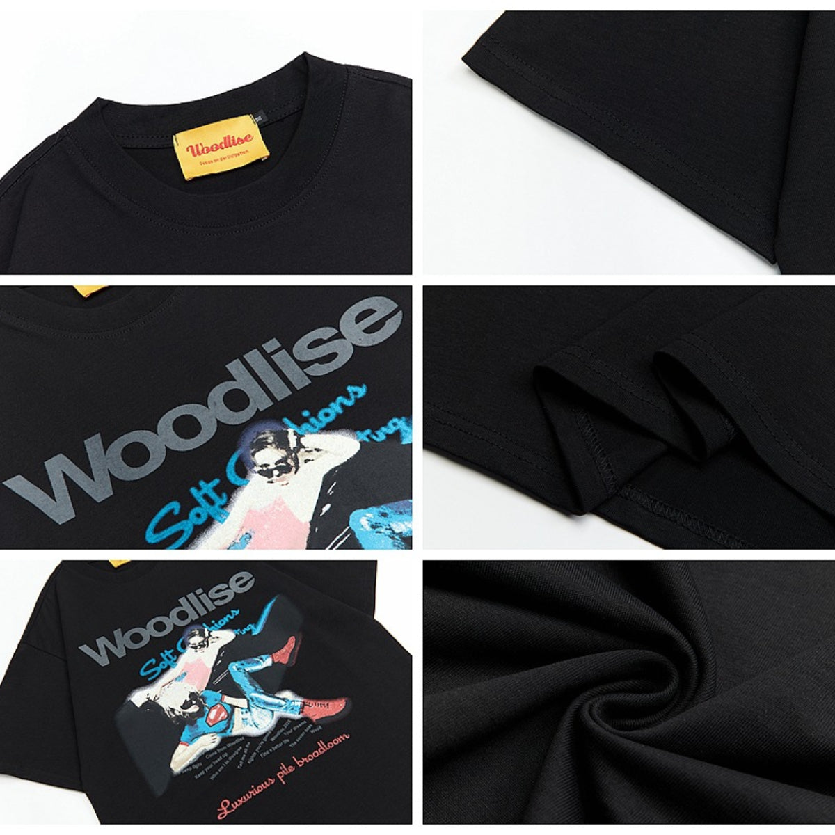 90s West Coast Hip Hop Fashion T Shirts Vintage Old Character Print Short Sleeve T-Shirt