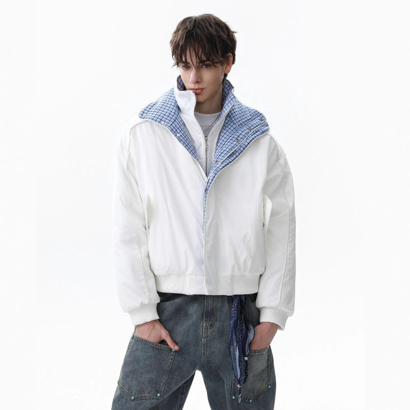 Unisex Down Jacket Men's Winter Short Padded Jacket