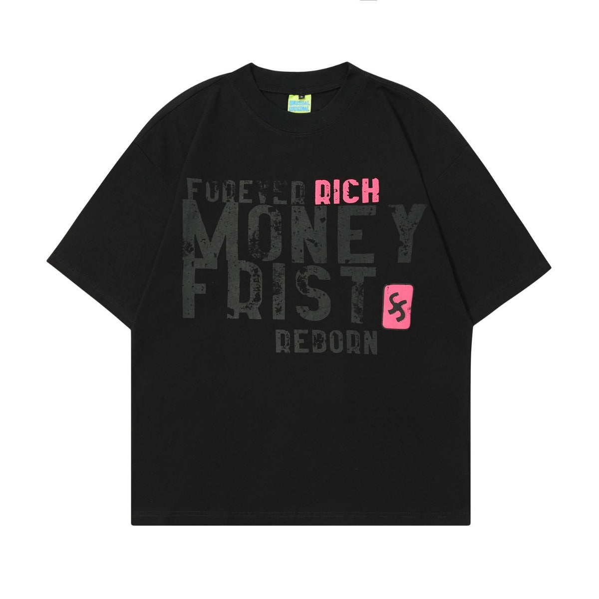 90s West Coast Hip Hop Fashion T-Shirts Casual Simple Letter Print T-Shirts
