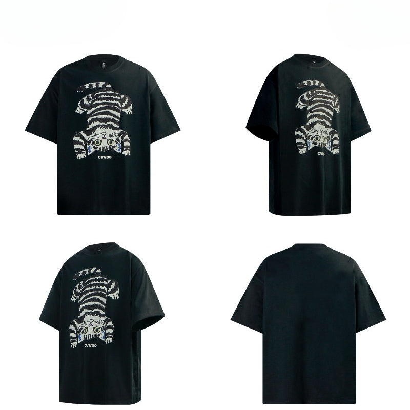 80s And 90s Vintage Fun Cat Short Sleeve T-Shirts