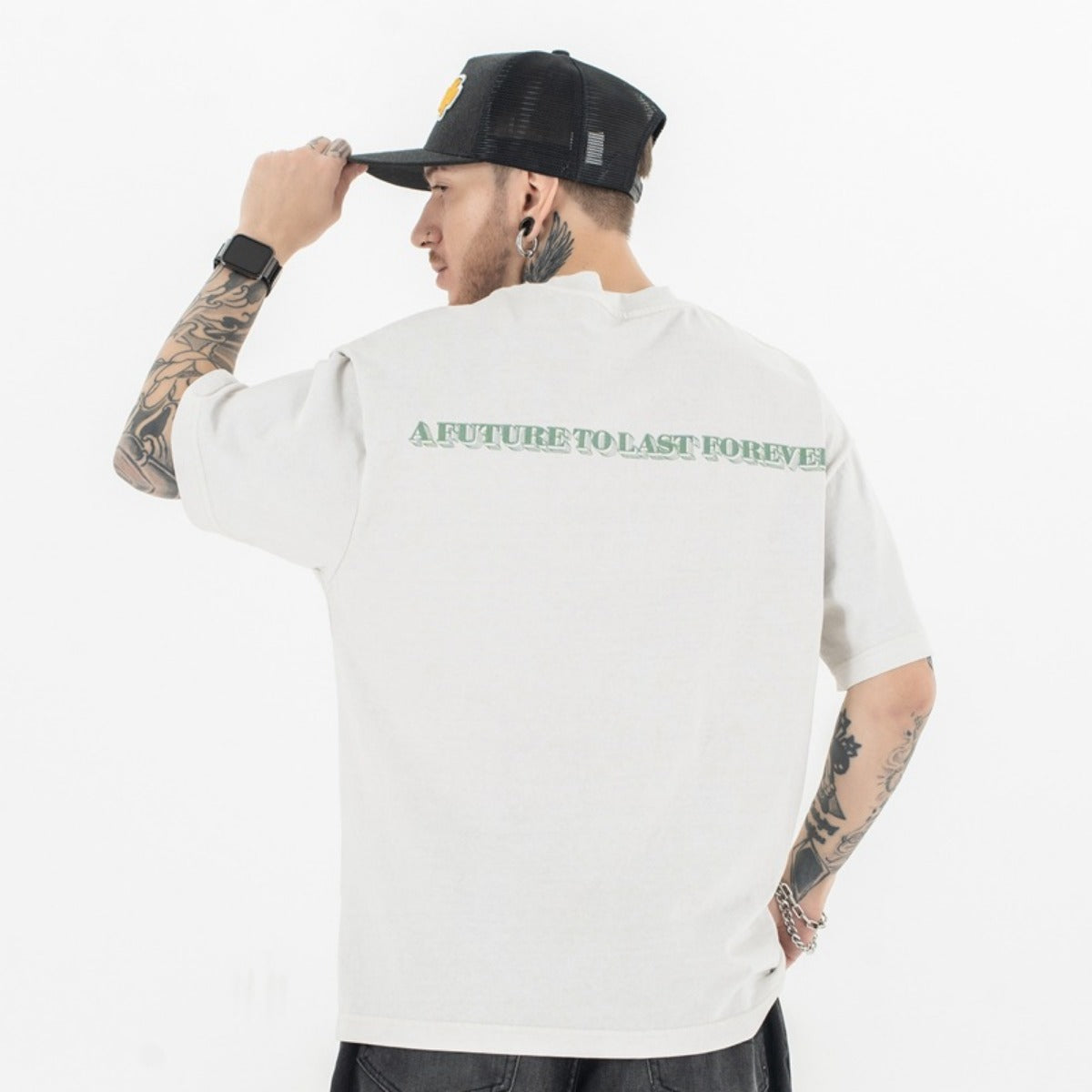 Vic Streetwear Summer Vintage Short Sleeve T-Shirt