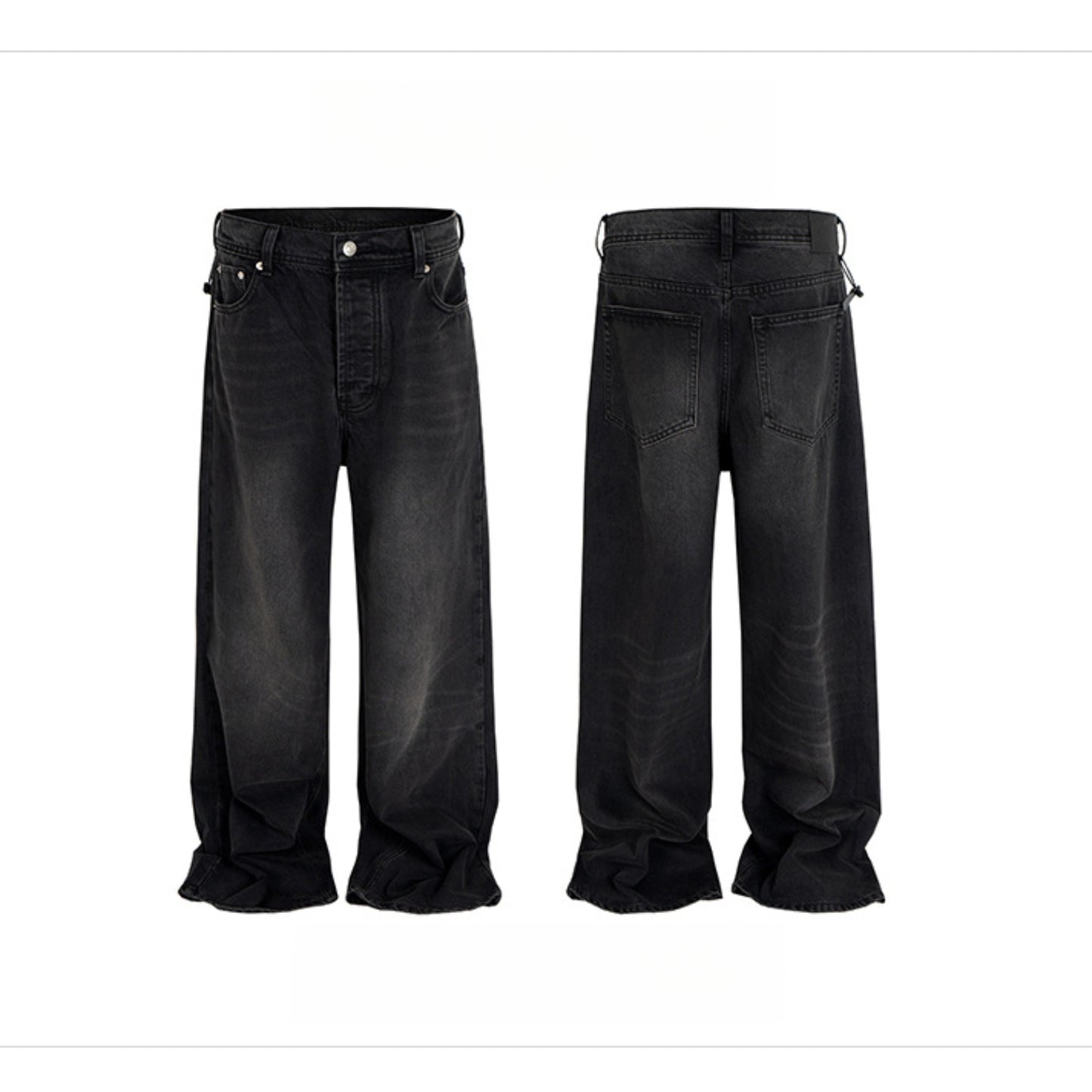 Rock Revival Jeans Washed Old Retro Straight Pants