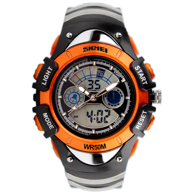 Analog-Digital Watch Children's Student Sports Waterproof Watch