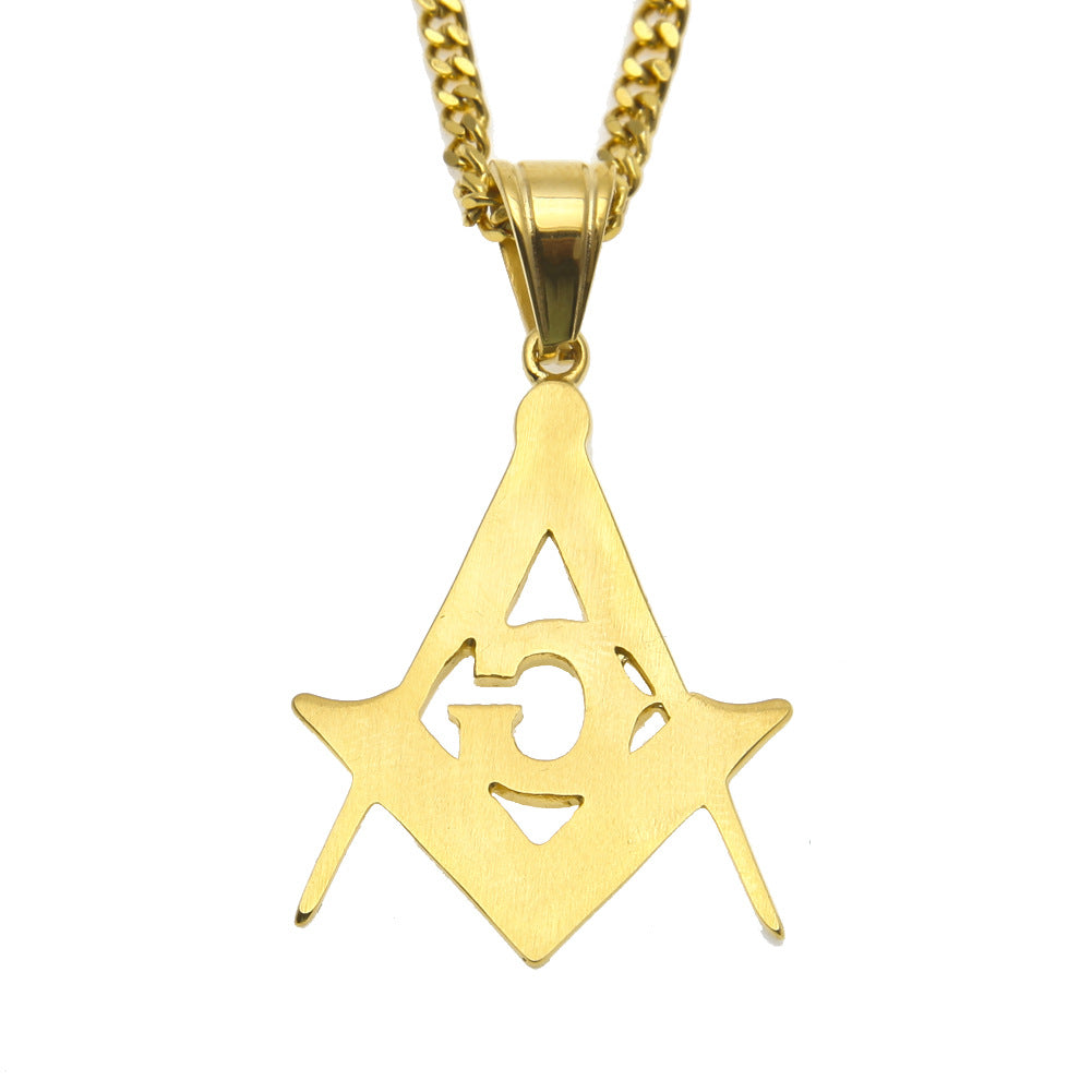 Jewelry 'Masonic' Logo Necklace