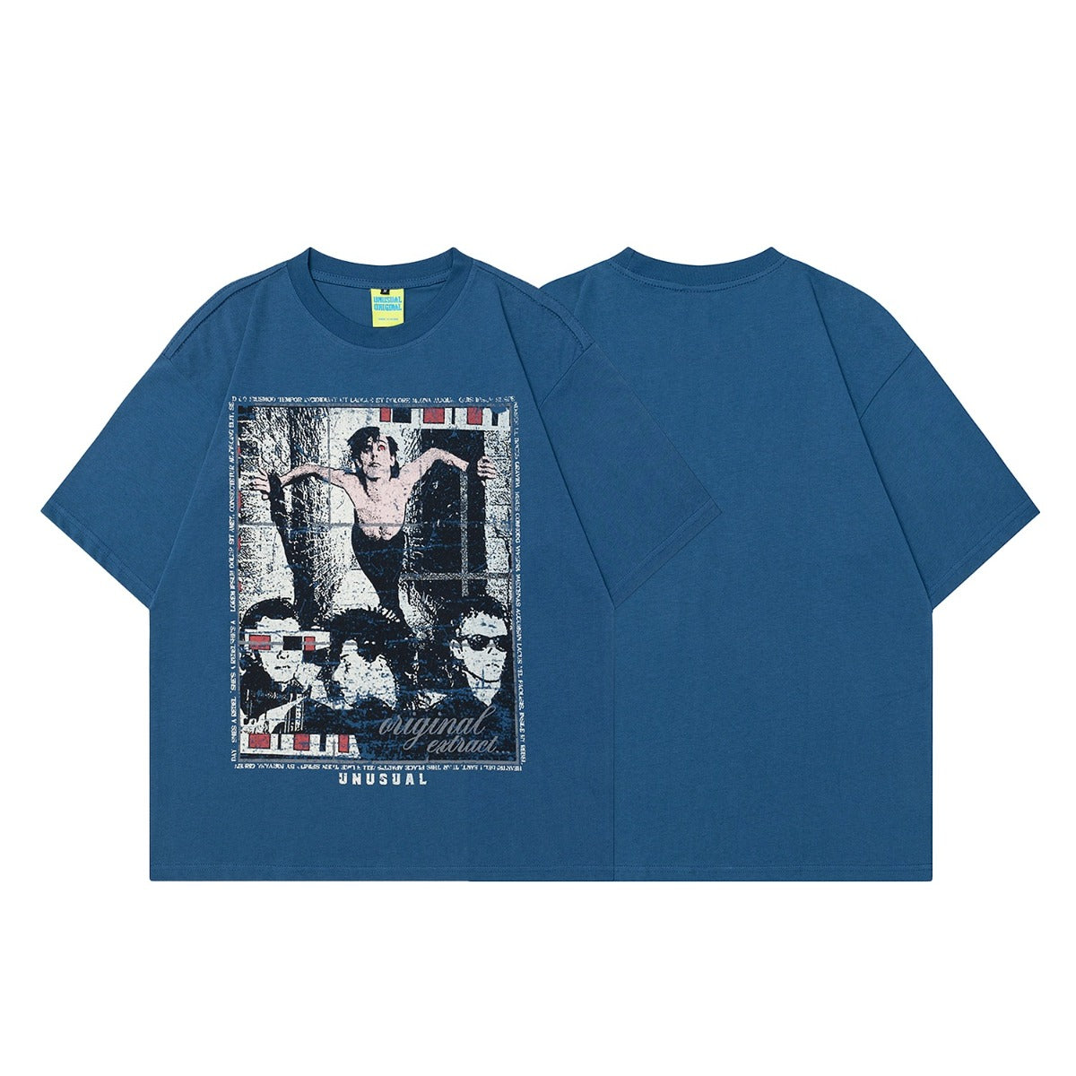 90s West Coast Hip Hop Fashion T Shirts Summer Cotton Loose Top