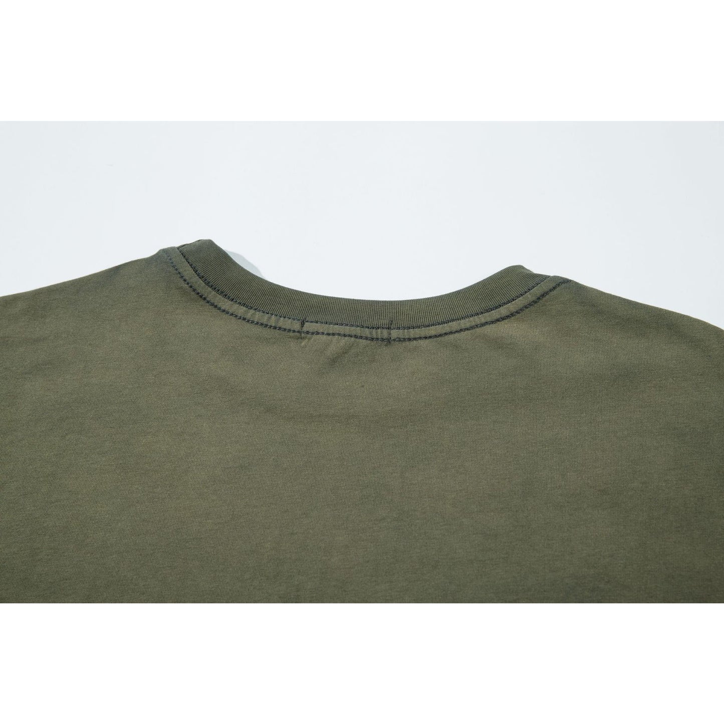 Ye T Shirt Summer Retro Washed Old Tee Short Sleeve T-Shirt