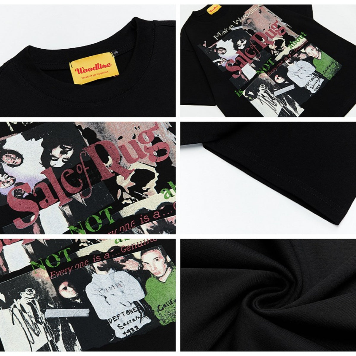 90s West Coast Hip Hop Fashion T Shirts Vintage Characters Old Poster Print T-Shirts