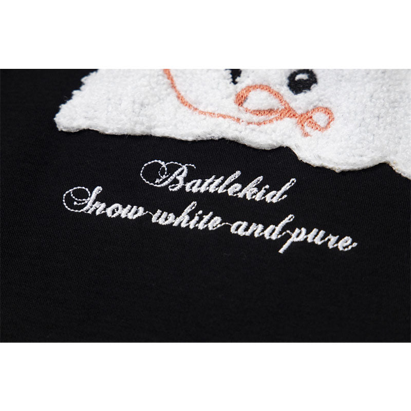 Casual Street Wear Embroidered Short Sleeve T-Shirt