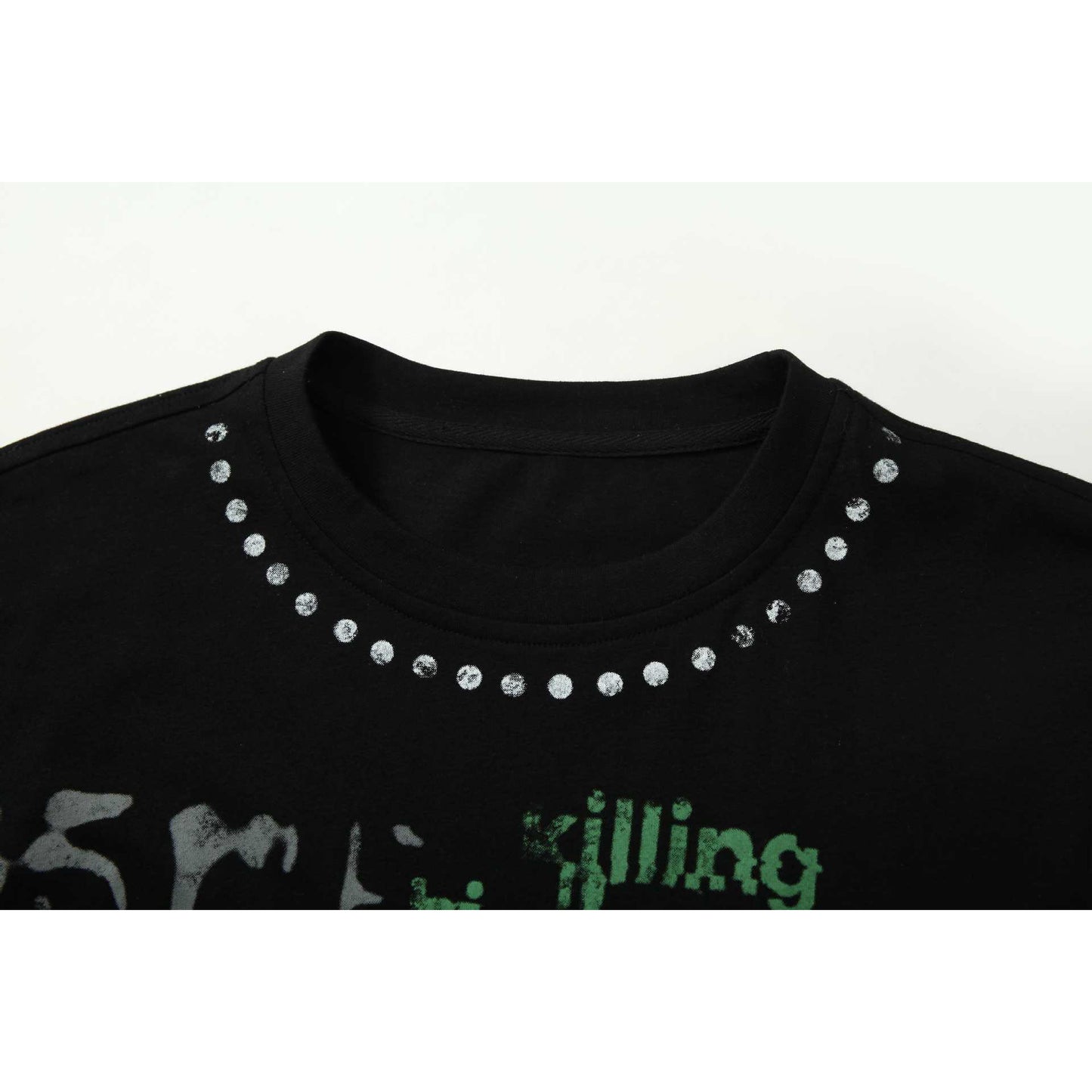 60s Style T Shirts Summer Vintage Graffiti Rock Style T-Shirt Short Sleeve
