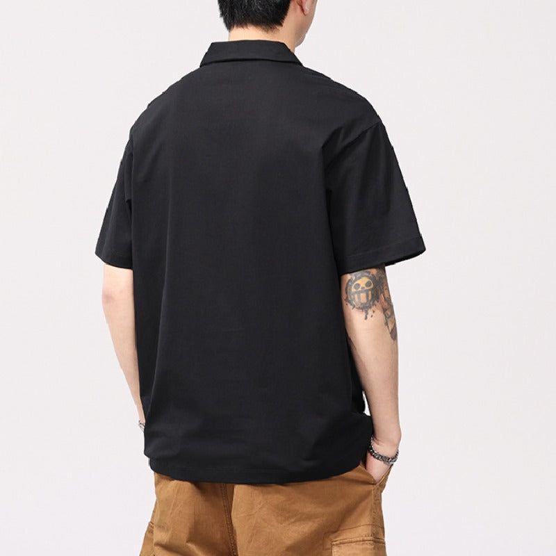 Mens T-shirts Vintage Short Sleeves Summer Loose