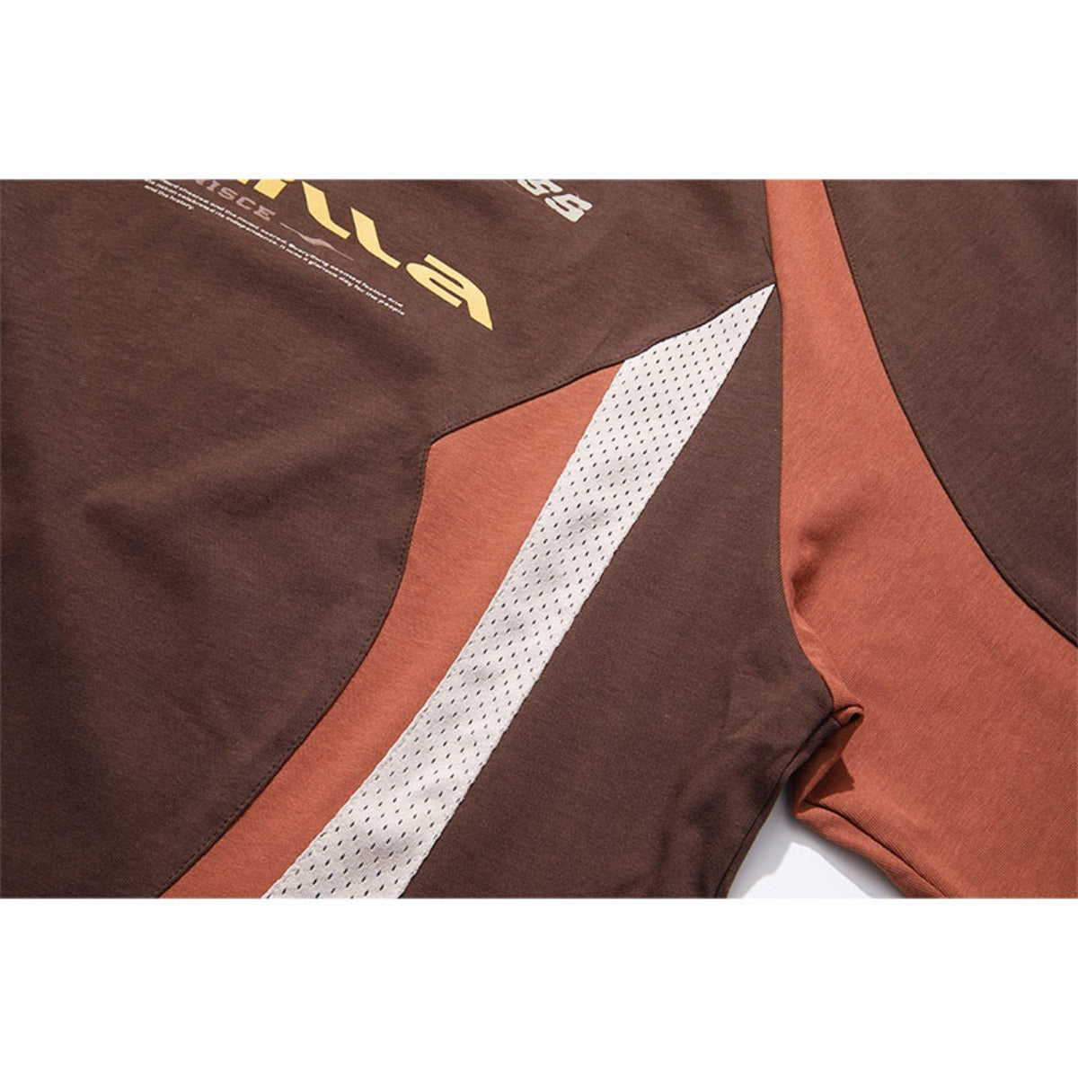 60s Style T Shirts Loose Locomotive Wind Mesh Short Sleeve T