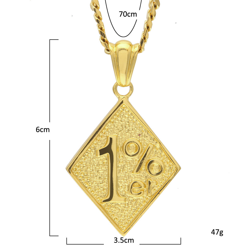 Jewelry Hip Hop Army Pendant Necklace Jewelry Dog Tags