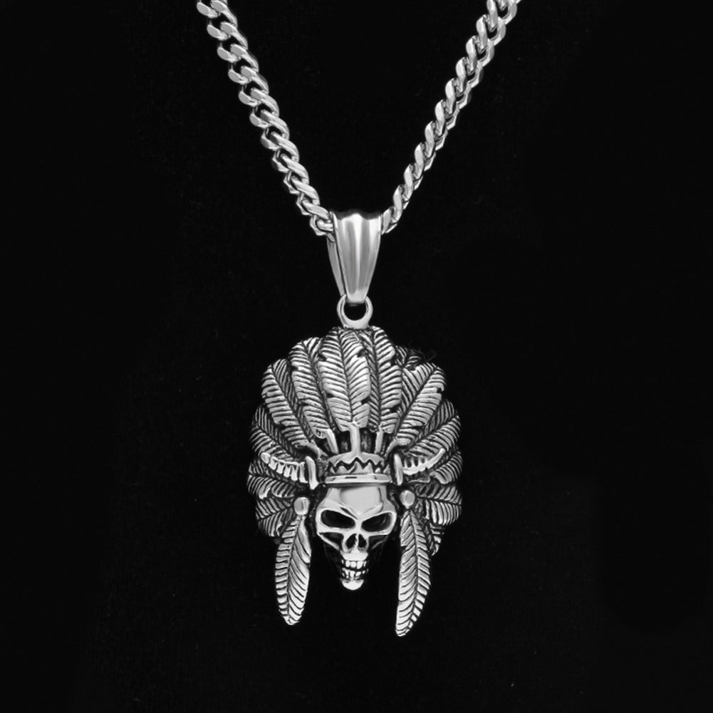 Jewelry Indian Chief Pendant