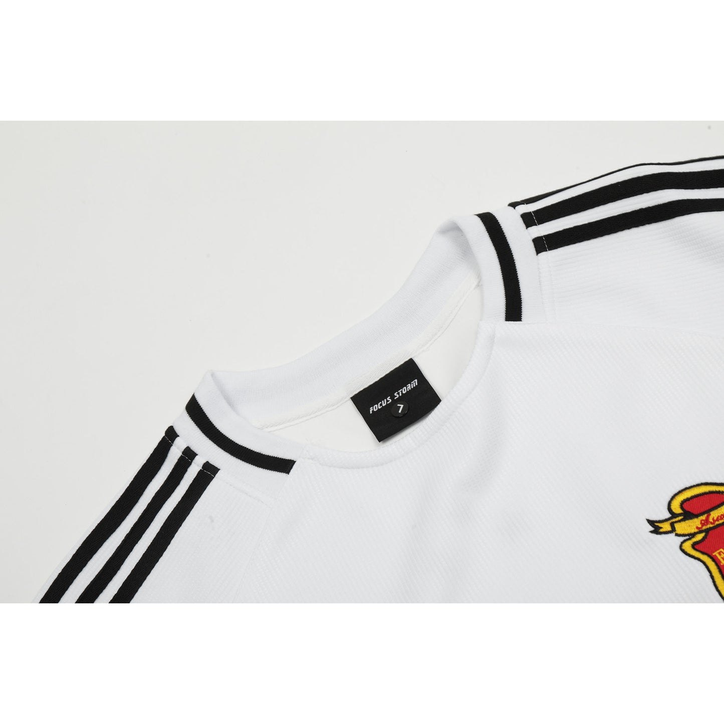 New York Hip Hop Style Fall Vintage Sports Casual Striped Alphabet Embroidered Pullover Sweater