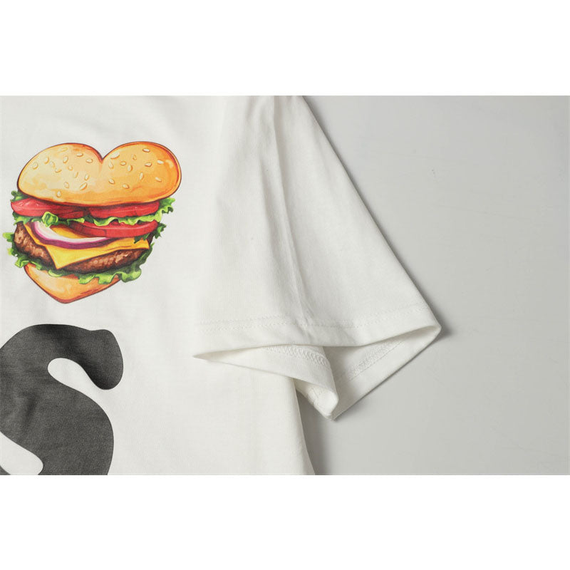 Hip Hop Shirts For Boys Short Sleeve T-Shirt Summer Graffiti Print Crew Neck Top