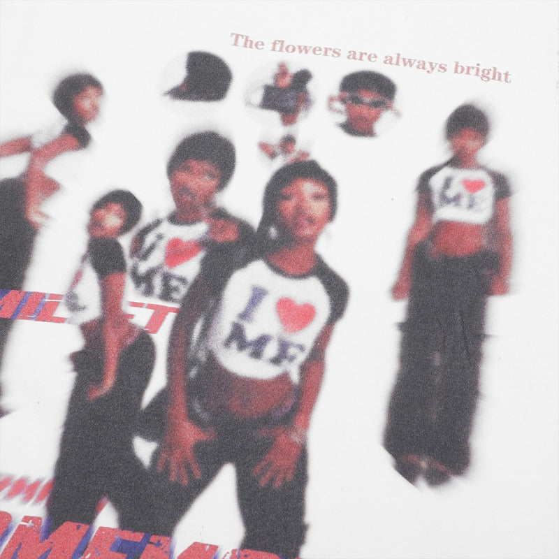 1990 Fashion T-Shirt Retro T-Shirt Short Sleeve Old Character Print