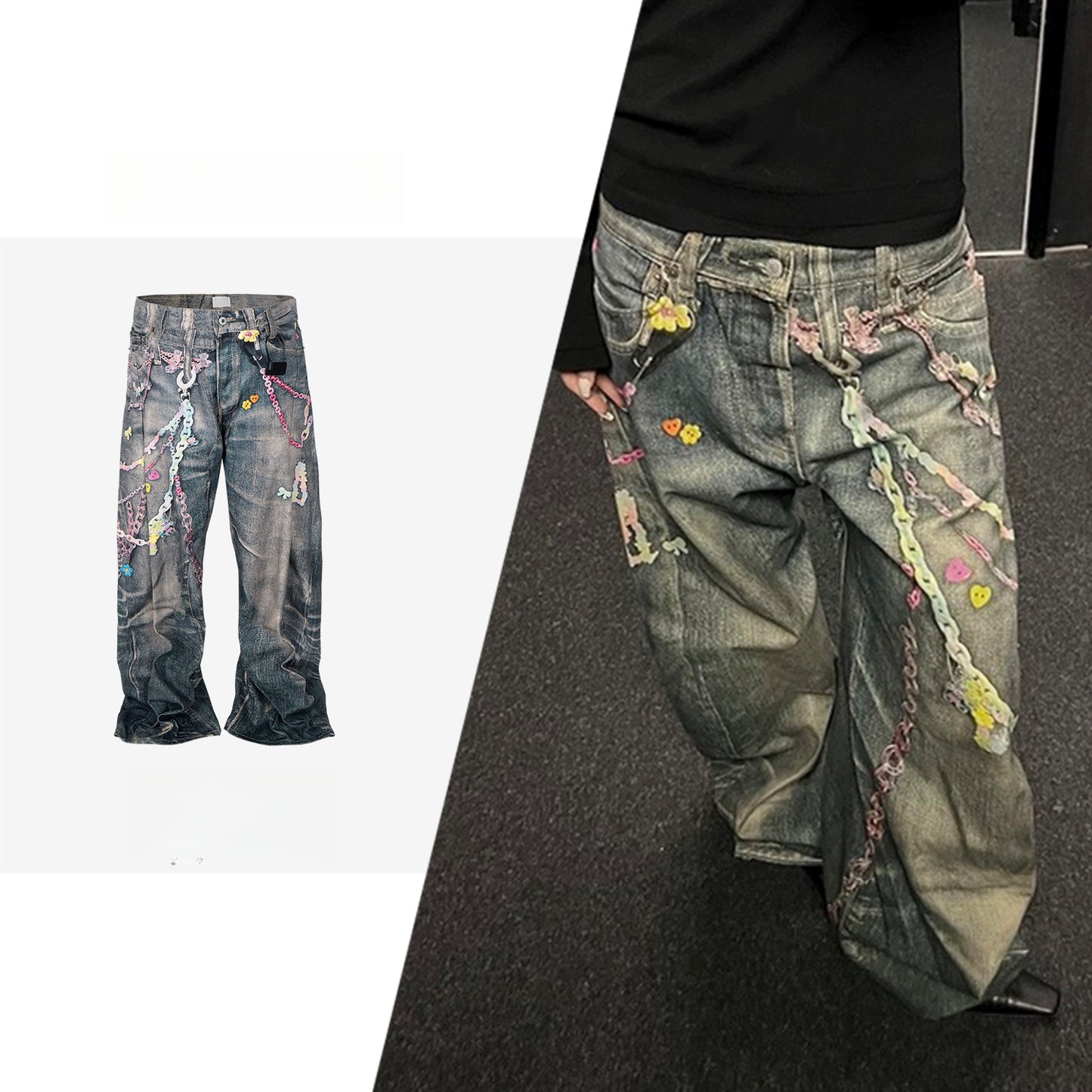 Rock Revival Jeans Washed Old Trousers