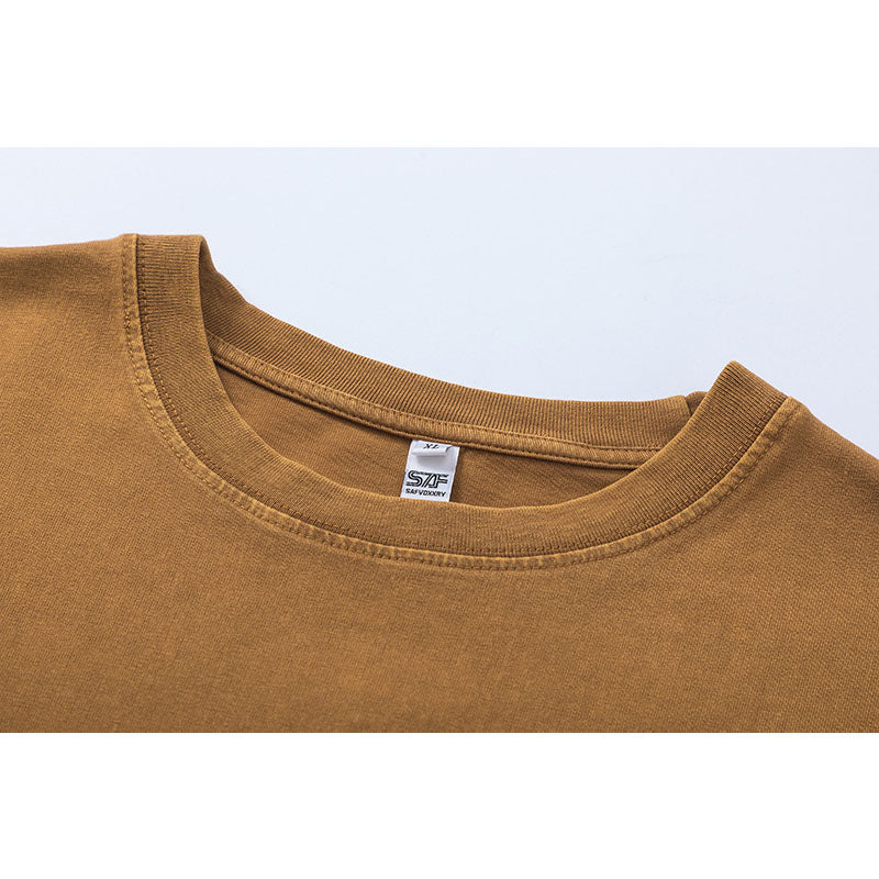 Vintage Tišö Rt Crew Neck Short Sleeve T-Shirt Loose Casual Top