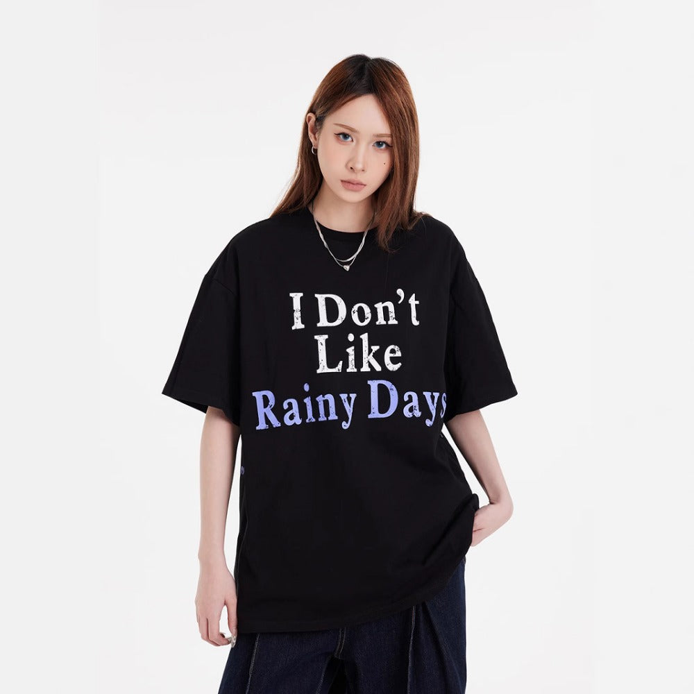 Nostalgia T Shirts Vintage Lightning Print Crew Neck Short Sleeves