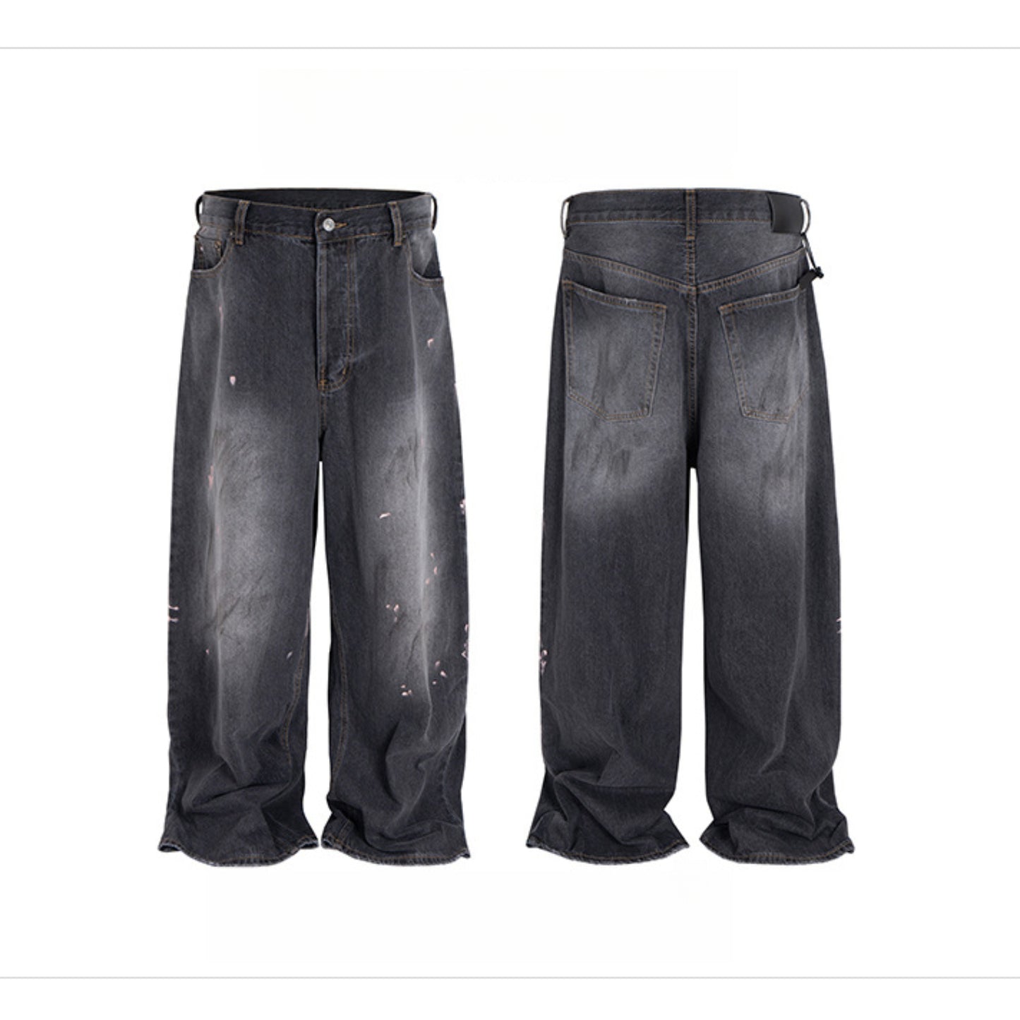 Rock Revival Jeans Straight Washed Old Trousers