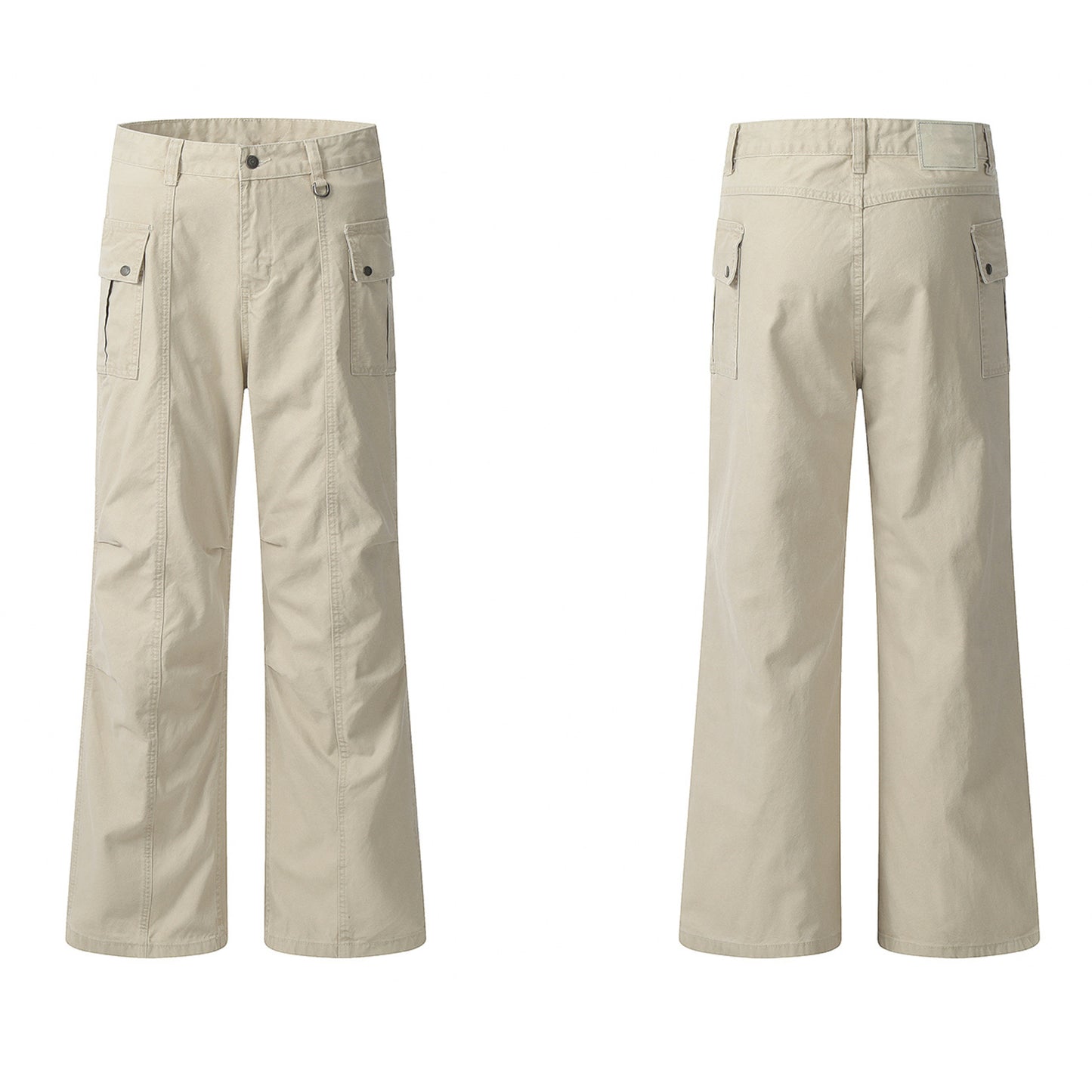 Hip Hop Pants For Boys Vintage Straight Overalls Loose Casual Pants