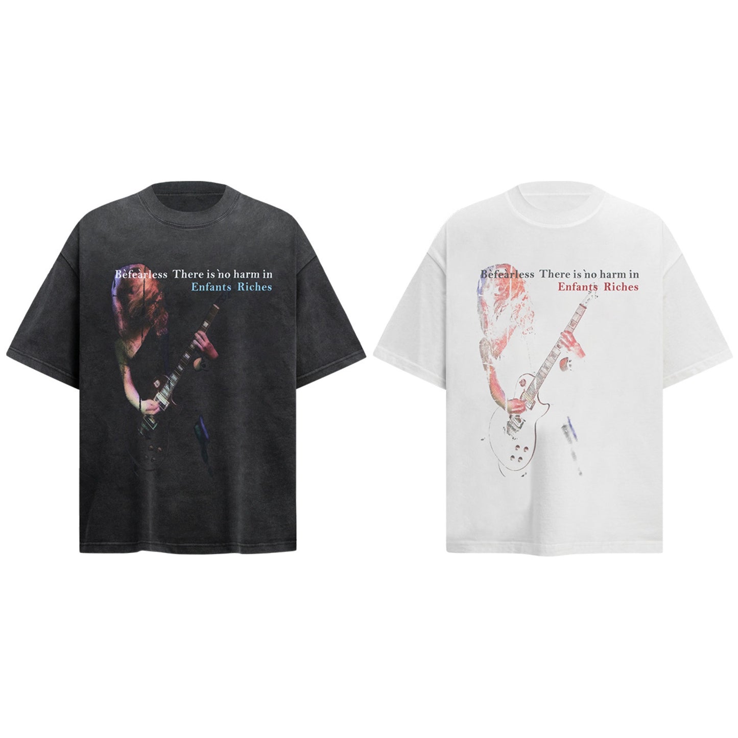 Unisex T-shirts Street Vintage Old Men's Loose Short Sleeve T-Shirt