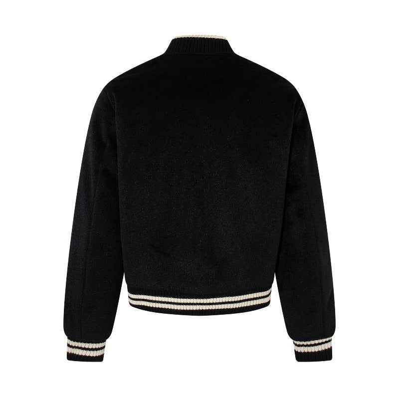 Unisex Down Jacket Men's Winter Warm Wool Padded Jacket