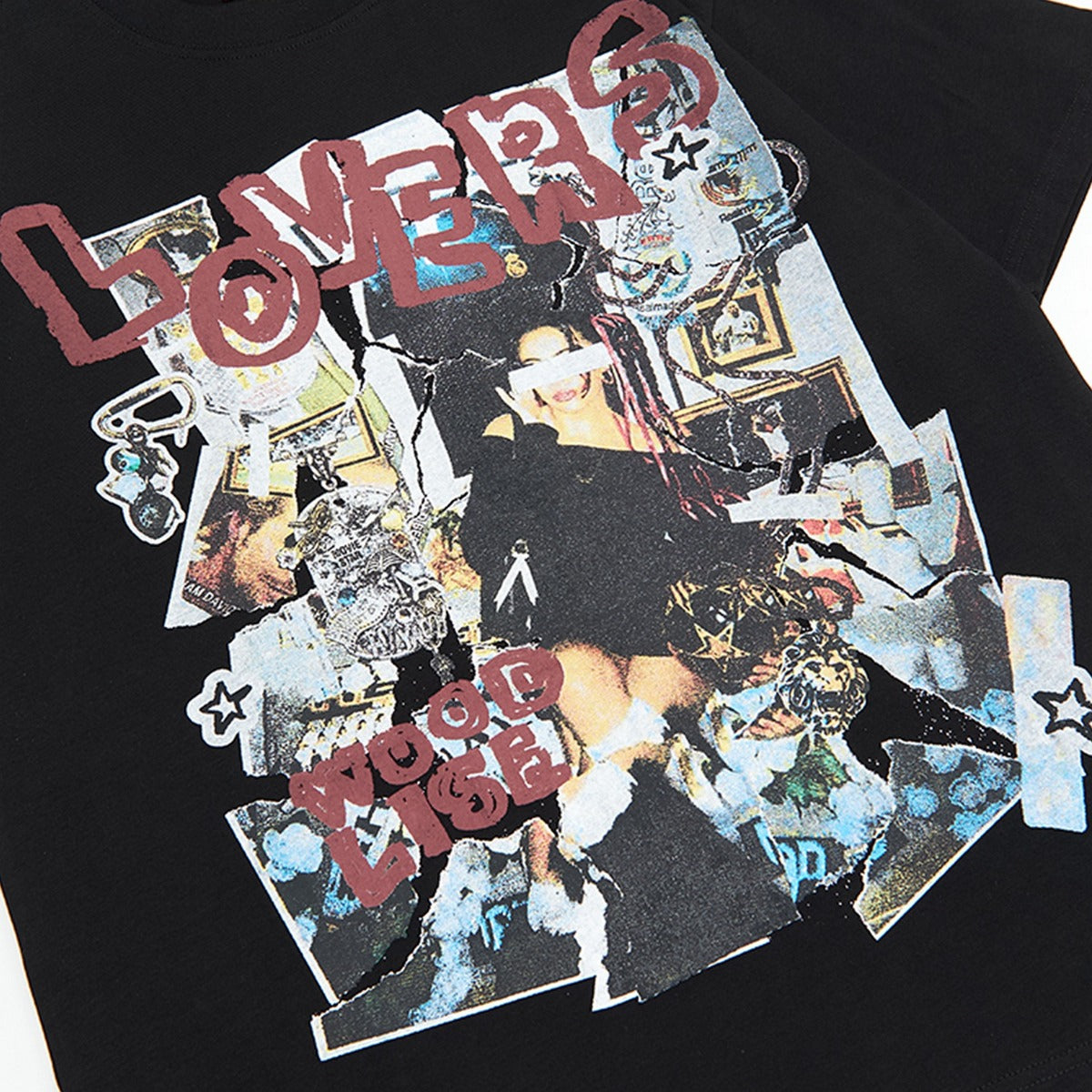 90s West Coast Hip Hop Fashion T Shirts Retro Cotton Short Sleeve T-Shirts