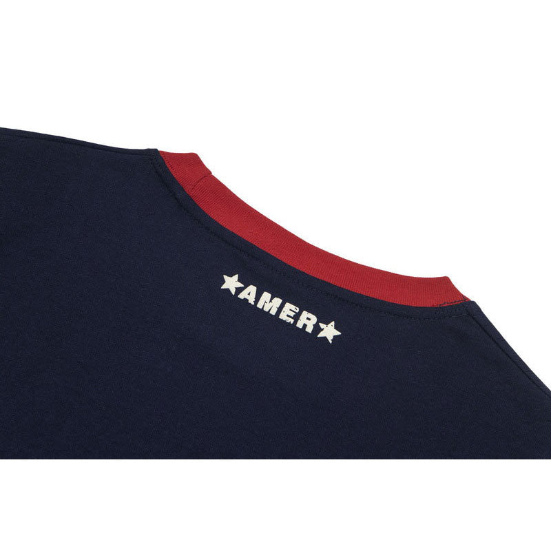 Marcas De Streetwear Alphabet Print Short Sleeve T-Shirt Loose Casual Top