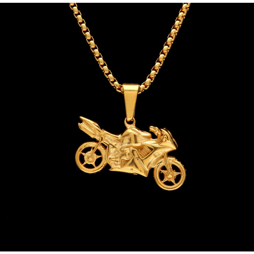Jewelry Creative Motorcycle Pendant Necklace