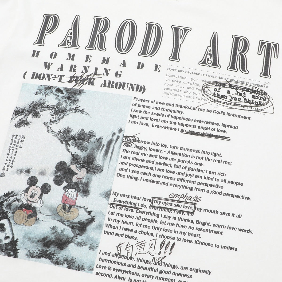 1990 Fashion T-Shirt Loose retro washed old cartoon print short sleeve t
