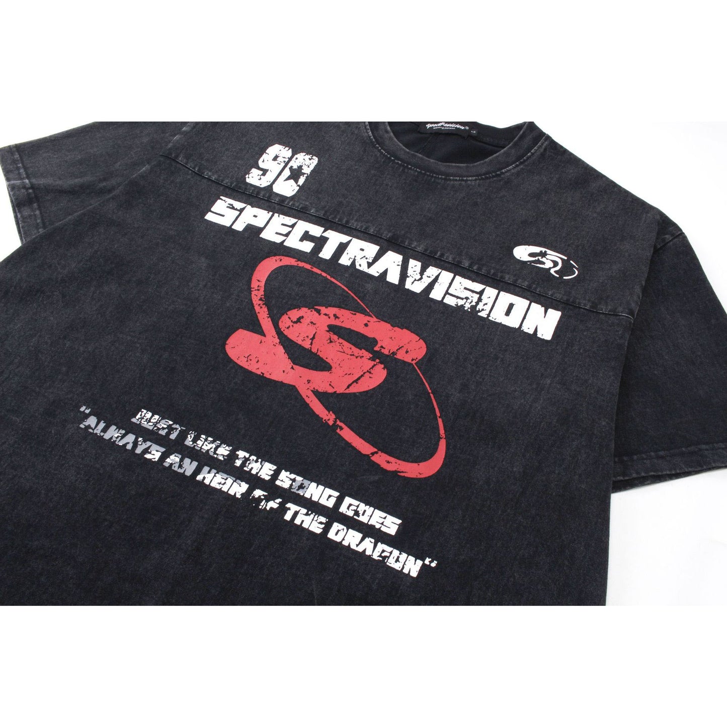 1990 Fashion T-Shirt Summer Vintage Washed Printed Short Sleeve T-Shirt