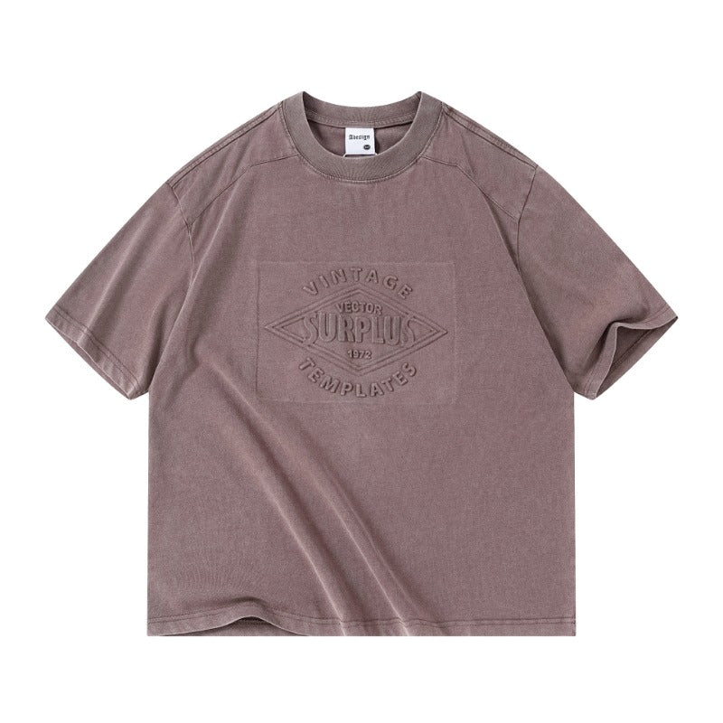 Mens T-shirts Summer Short Sleeve Vintage