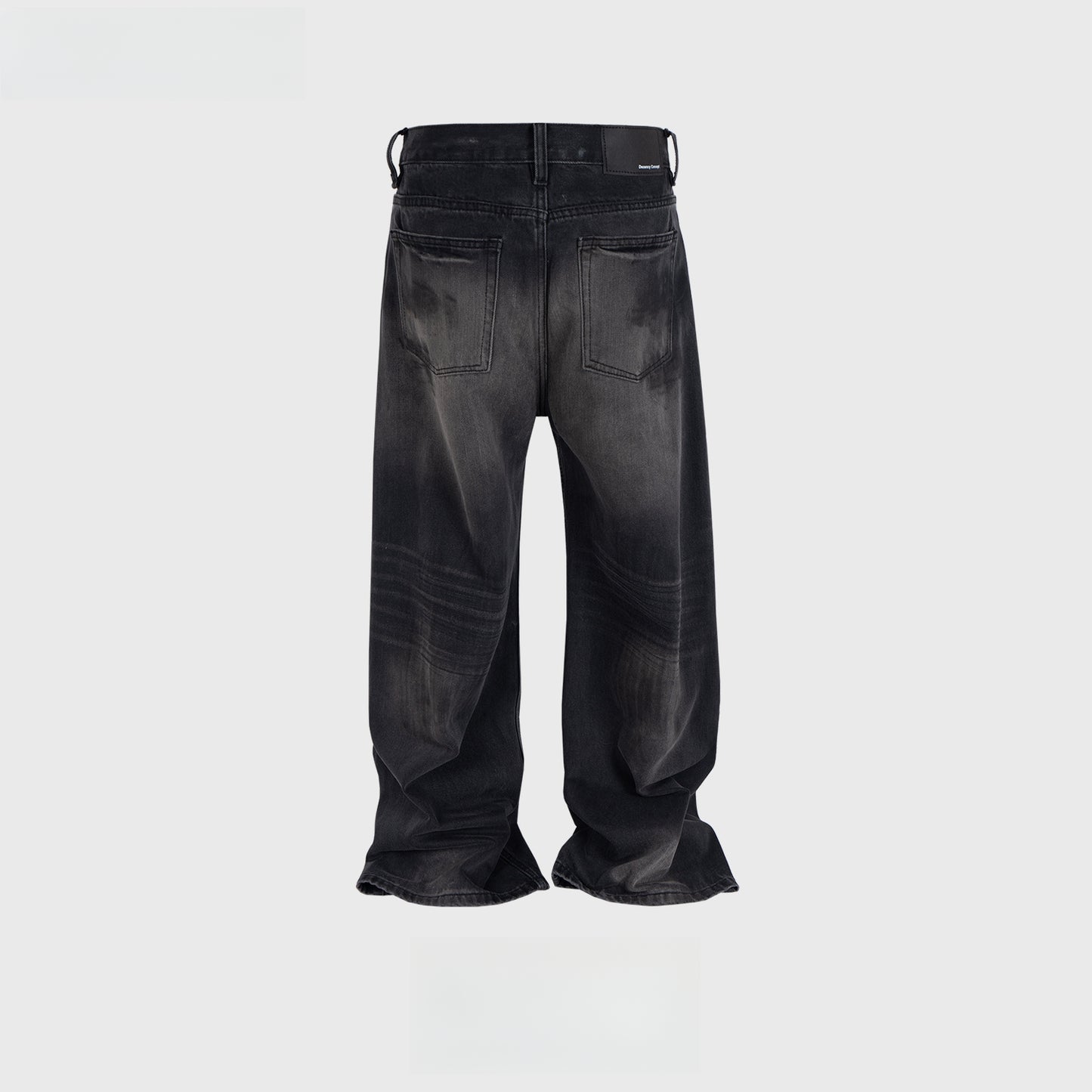 Rock Revival Jeans Vintage Hip Hop Make Old Denim Straight Pants Trousers