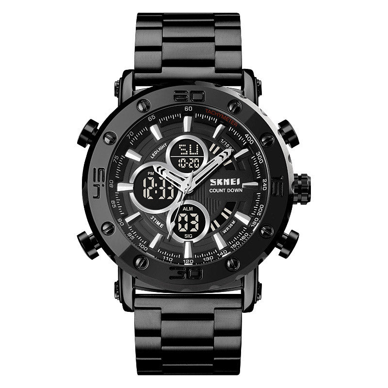 Analog-Digital Watch Fashion Business Watch